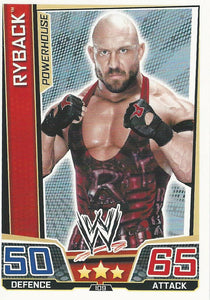 WWE Slam Attax Superstars 2013 Trading Card Ryback No.109