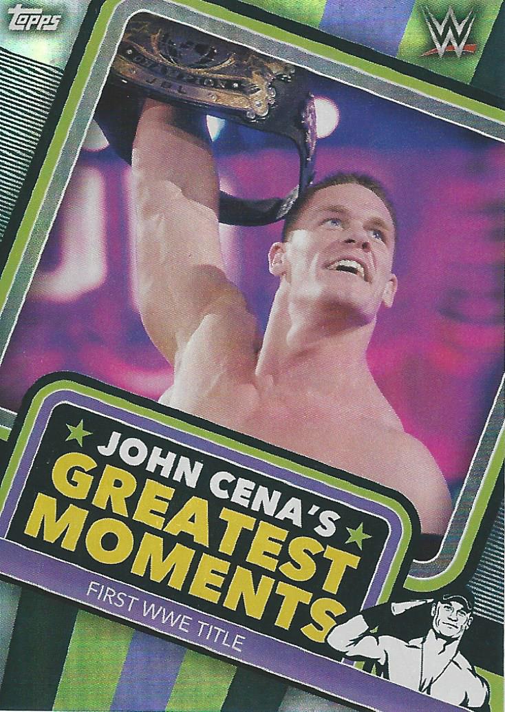 Topps WWE Superstars 2021 Trading Cards John Cena JC1