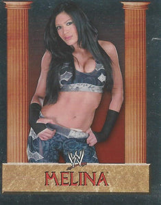 WWE Merlin Heros 2008 Stickers Melina Foil No.109