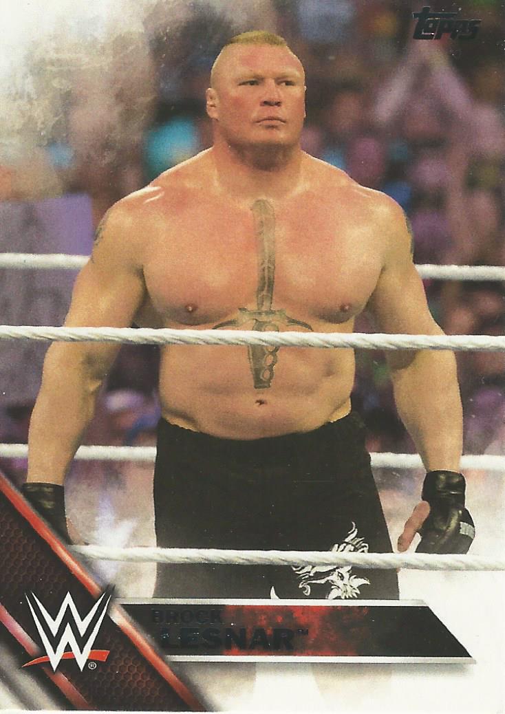 WWE Topps Then Now Forever 2016 Trading Cards Brock Lesnar No.109