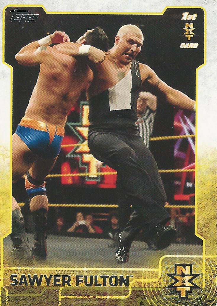 WWE Topps 2015 Trading Card Sawyer Fulton NXT No.9