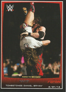 WWE Topps Road to Wrestlemania 2015 Trading Cards Kane No.9