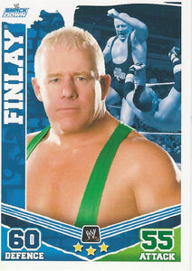 WWE Topps Slam Attax Mayhem 2010 Trading Card Finlay No.109
