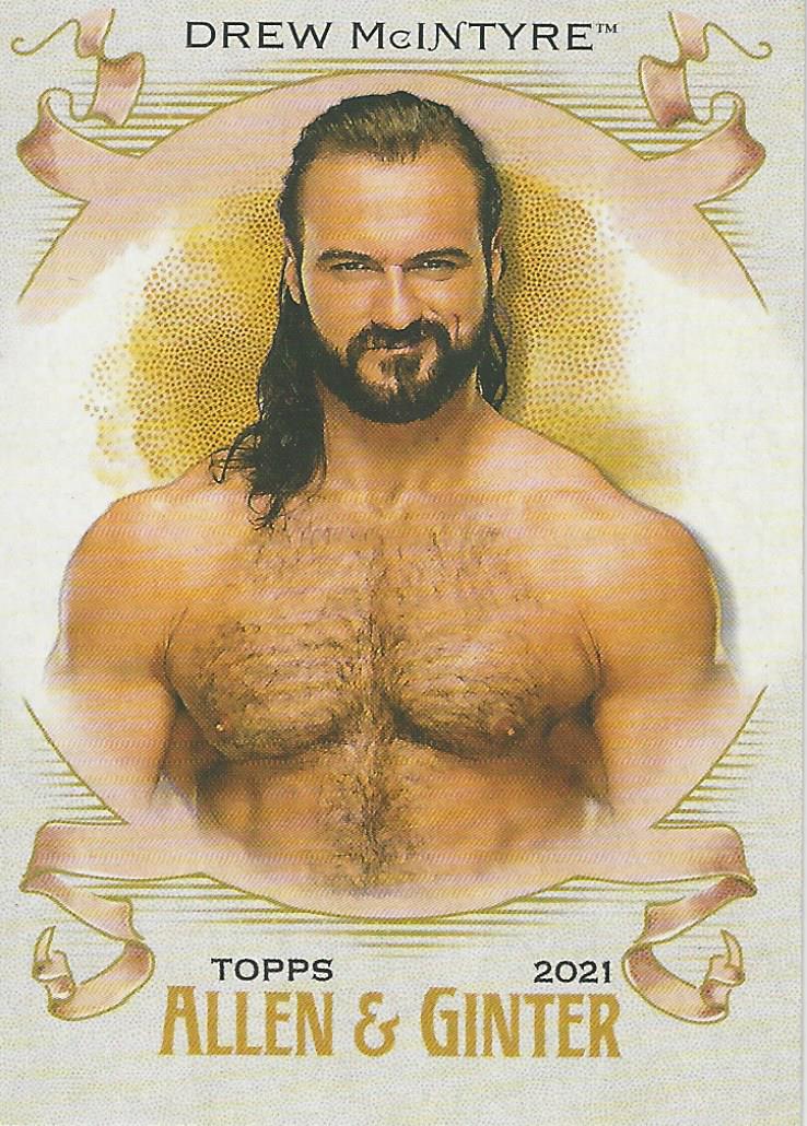 WWE Topps Heritage 2021 Trading Card Drew McIntyre AG-9