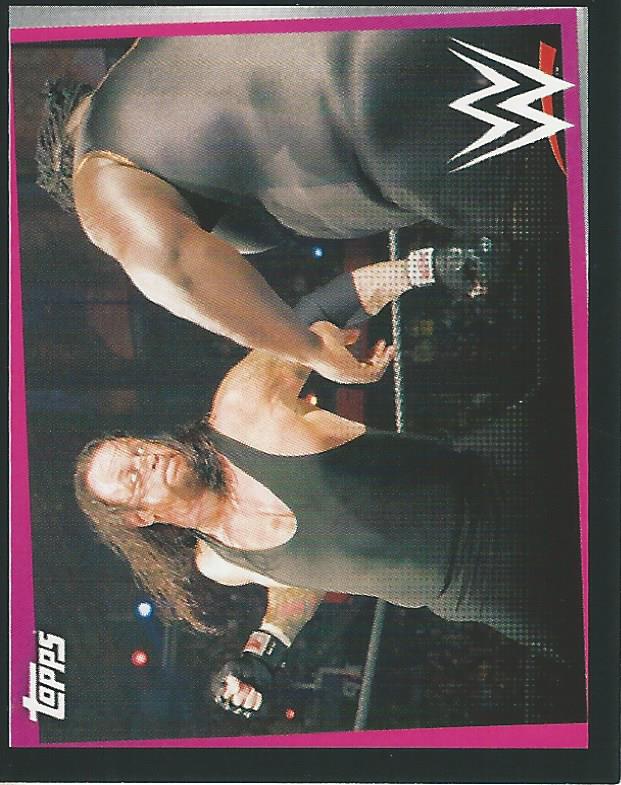 WWE Topps Road to Wrestlemania Stickers 2021 Undertaker No.109