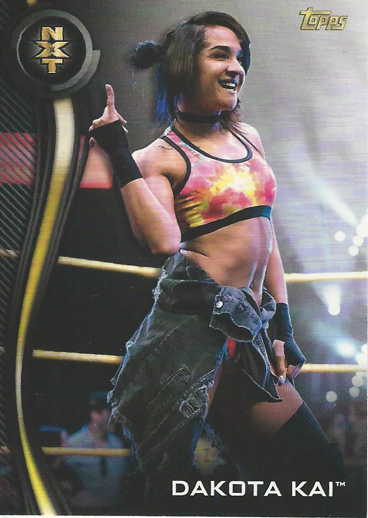 WWE Topps NXT 2019 Trading Cards Dakota Kai No.10