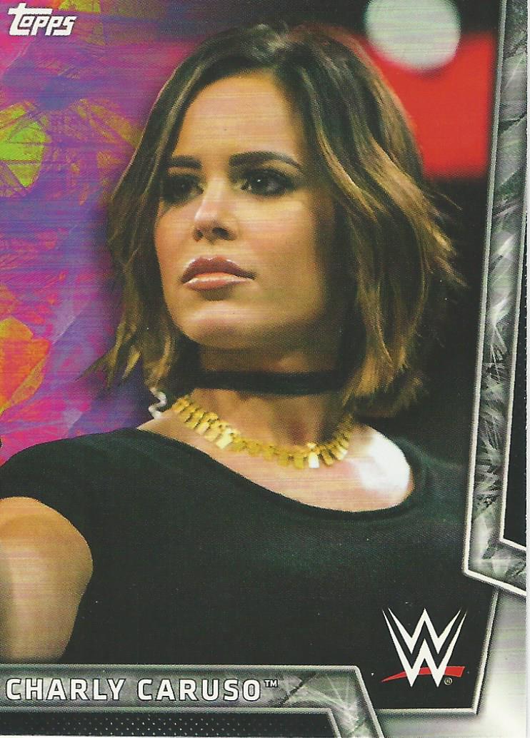 WWE Topps Women Division 2018 Trading Cards Charly Caruso No.10