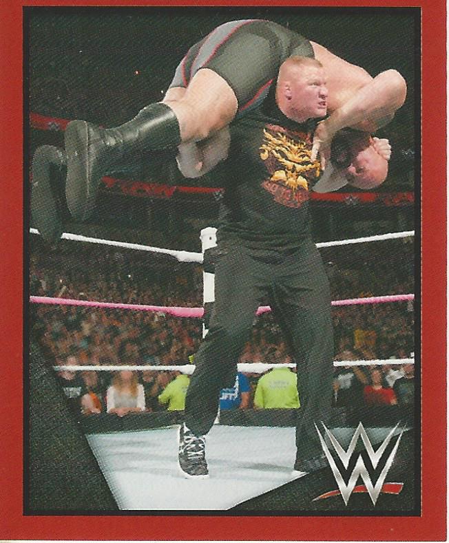 WWE Topps Then Now Forever 2016 Stickers Brock Lesnar No.10