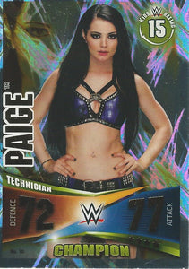 WWE Topps Slam Attax Rivals 2014 Trading Card Paige Champion No.10