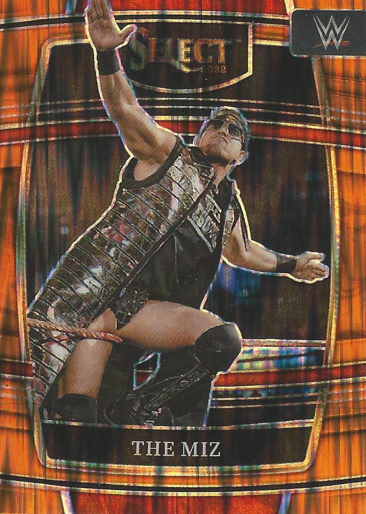 WWE Panini Select Trading Cards 2022 The Miz No.10 Orange Flash