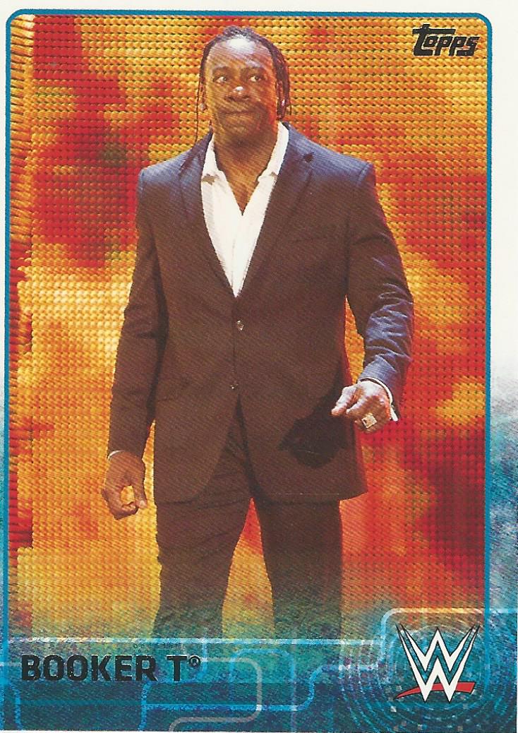 WWE Topps 2015 Trading Card Booker T No.10