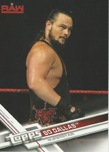 WWE Topps Then Now Forever 2017 Trading Card Bo Dallas No.110