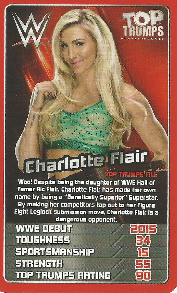 WWE Top Trumps 2017 Charlotte Flair