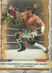 WWE Topps Road to Wrestlemania 2020 Trading Cards Buddy Murphy No.10