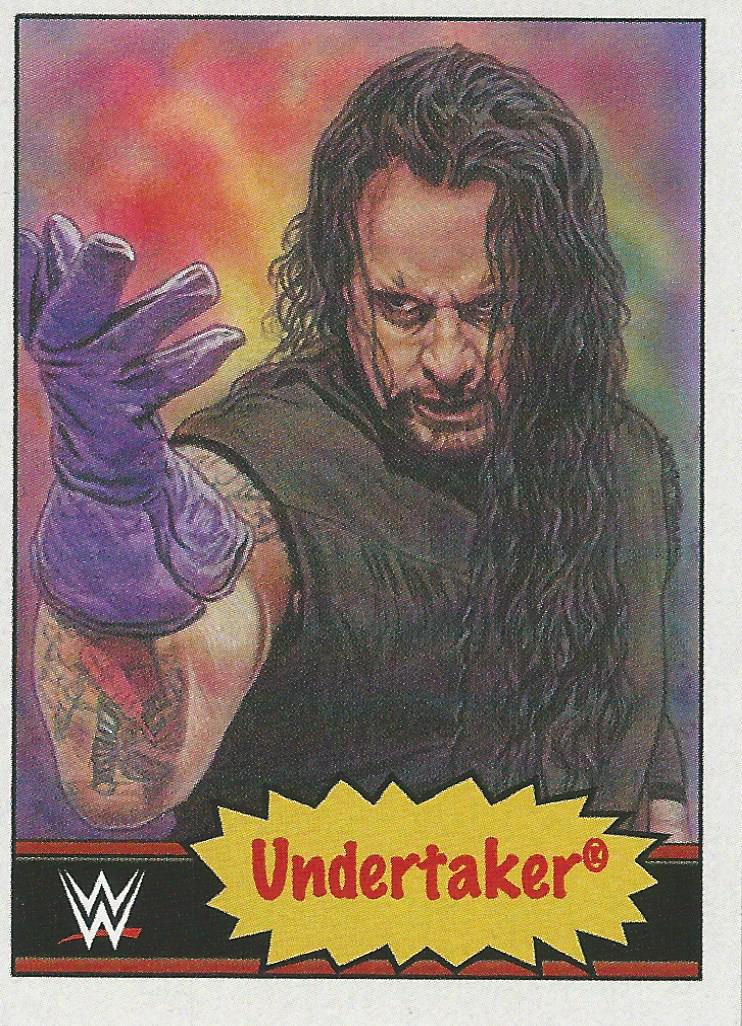 WWE Topps Living Set Trading Cards 2021 The Undertaker No.10