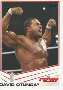 WWE Topps 2013 Trading Cards David Otunga No.10