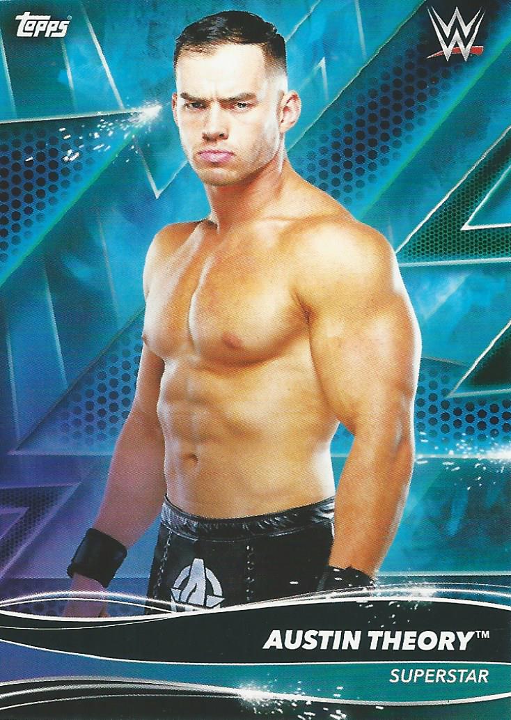 Topps WWE Superstars 2021 Trading Cards Austin Theory No.10