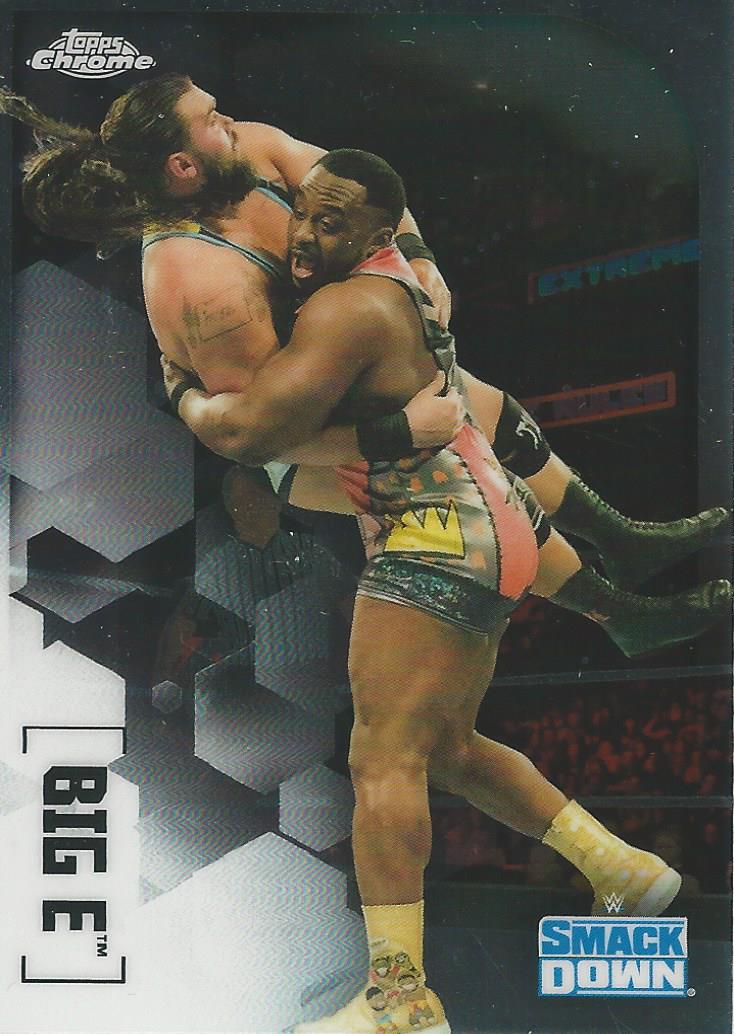 WWE Topps Chrome 2020 Trading Cards Big E No.10