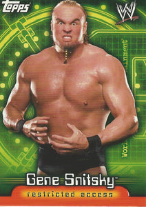 WWE Topps Insider 2006 Trading Card Gene Snitsky No.10