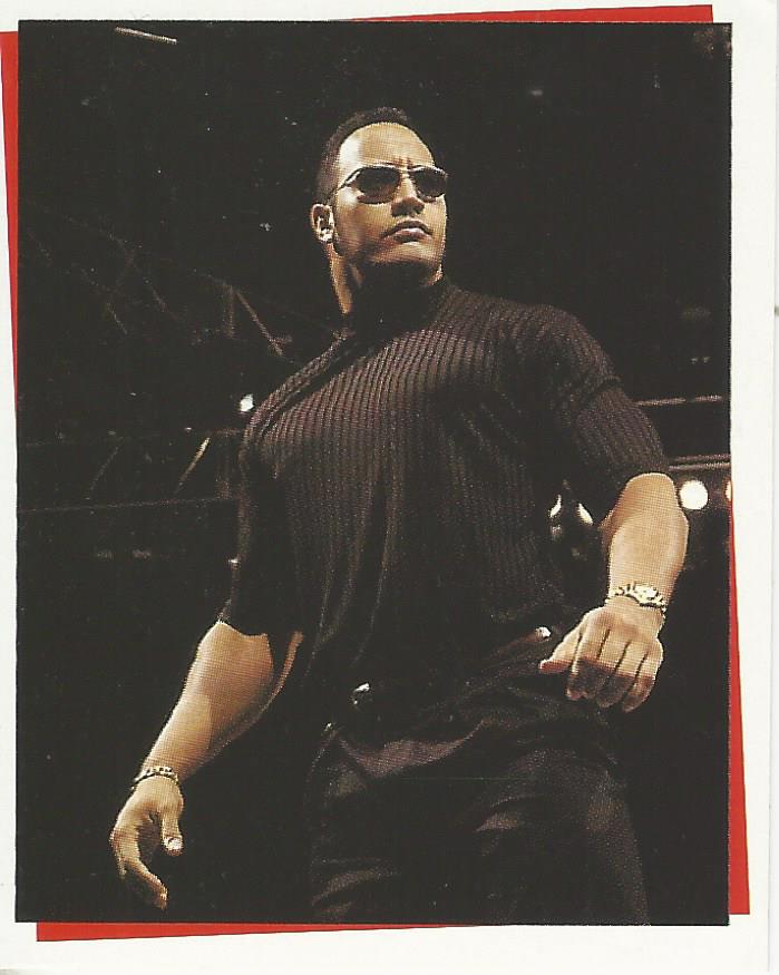 WWF Smackdown Stickers 2000 The Rock No.10