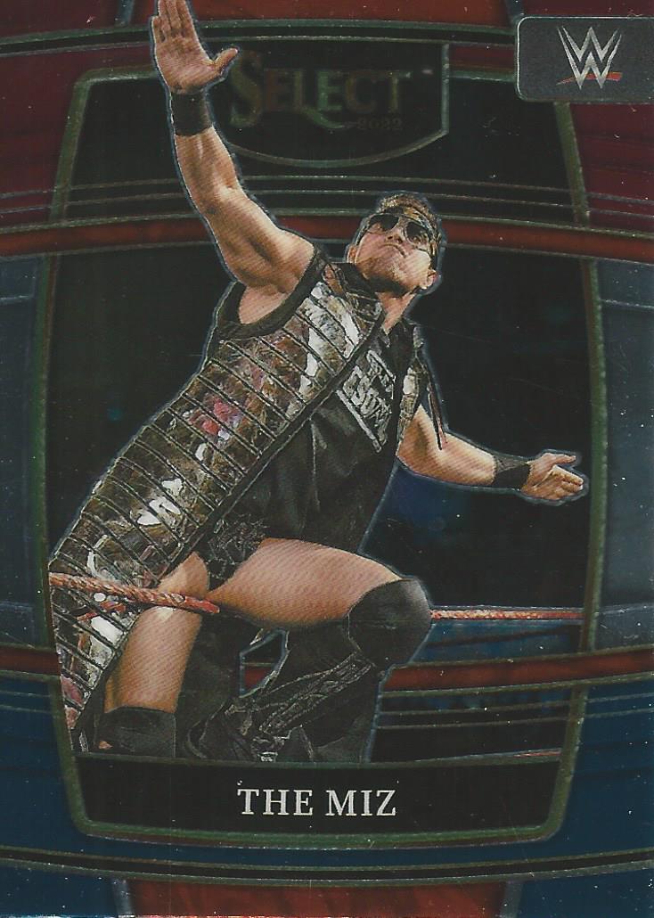 WWE Panini Select Trading Cards 2022 Red/Silver/Blue The Miz No.10