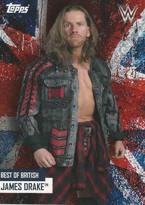 WWE Topps Best of British 2021 Trading Card James Drake