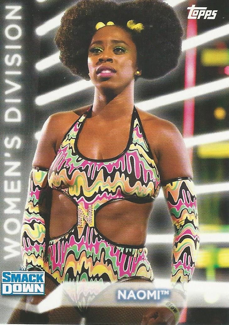WWE Topps Women Division 2021 Trading Card Naomi RC-10