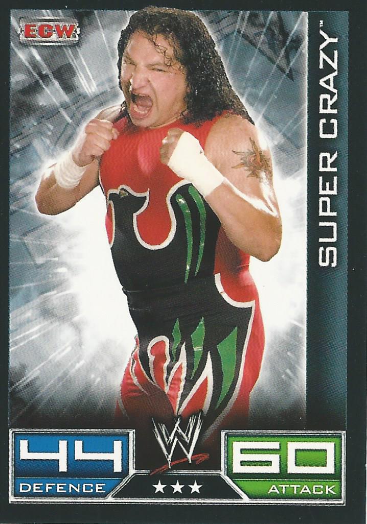 WWE Topps Slam Attax 2008 Trading Cards Super Crazy No.110