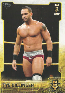 WWE Topps 2015 Trading Card Tye Dillinger NXT No.10