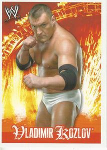 WWE Topps Rivals 2009 Stickers Vladimir Kozlov No.110