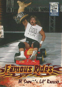 WWF Fleer All Access Trading Cards 2002 Famous Rides FR 12 of 12