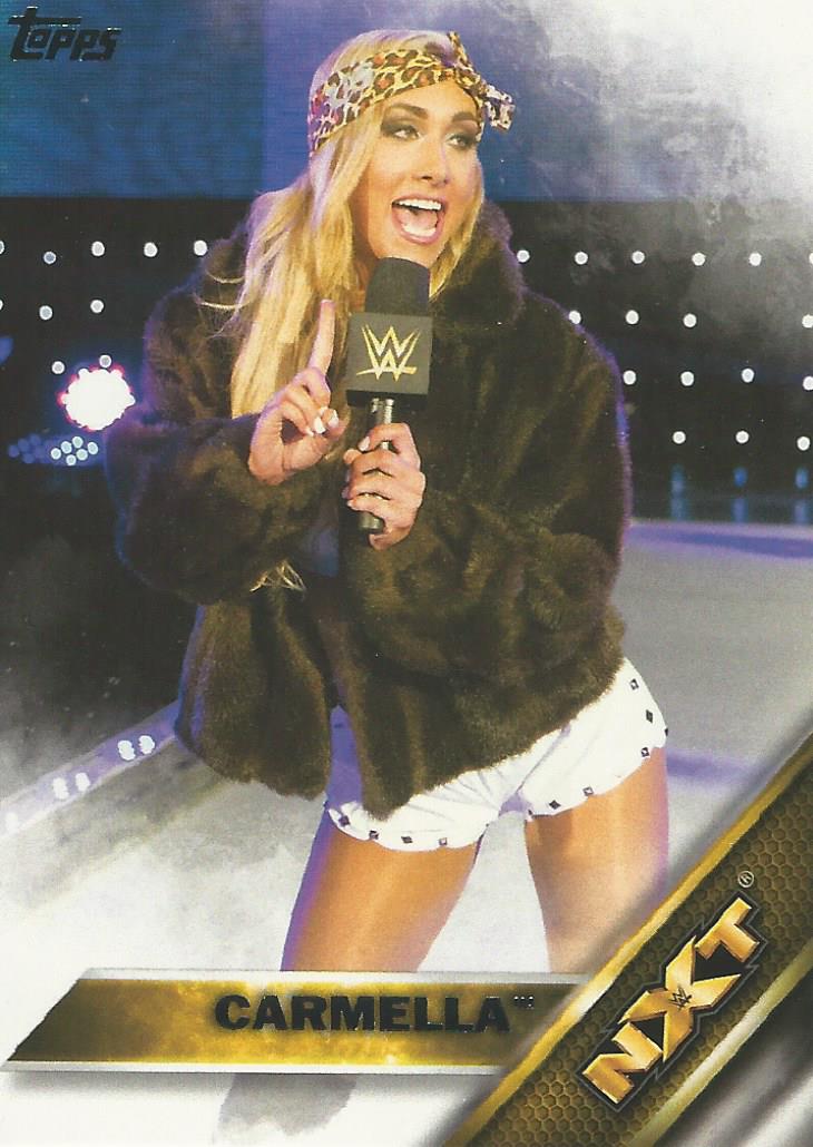 WWE Topps 2016 Trading Cards Carmella No.10