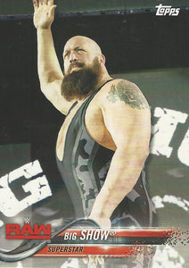 WWE Topps Then Now Forever 2018 Trading Cards Big Show No.110