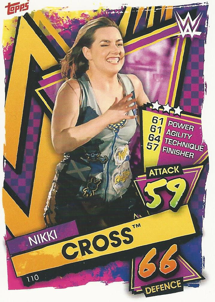 WWE Topps Slam Attax 2021 Trading Card Nikki Cross No.110