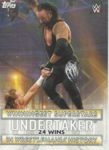 WWE Topps Road to Wrestlemania 2020 Trading Cards Undertaker WS-10