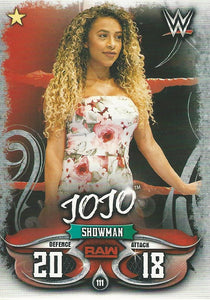 WWE Topps Slam Attax Live 2018 Trading Card JoJo No.111