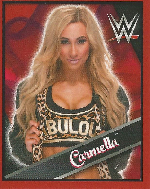WWE Topps Then Now Forever 2016 Stickers Carmella No.111