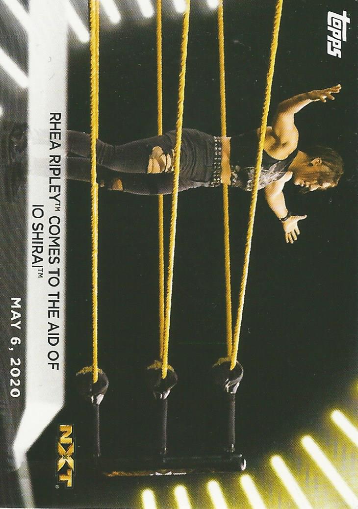 WWE Topps Women Division 2021 Trading Card Rhea Ripley No.11