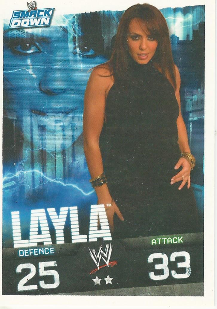 WWE Topps Slam Attax Evolution 2010 Trading Cards Layla No.111