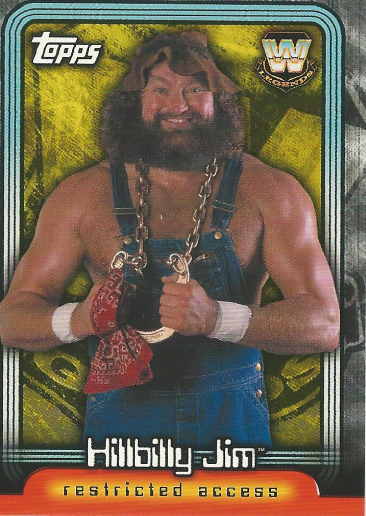 WWE Topps Insider 2006 Trading Card Hillbilly Jim L5