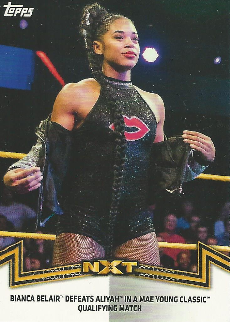 WWE Topps Women Division 2018 Trading Cards Bianca Belair NXT-11