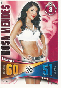 WWE Topps Slam Attax Rivals 2014 Trading Card Rosa Mendes No.111