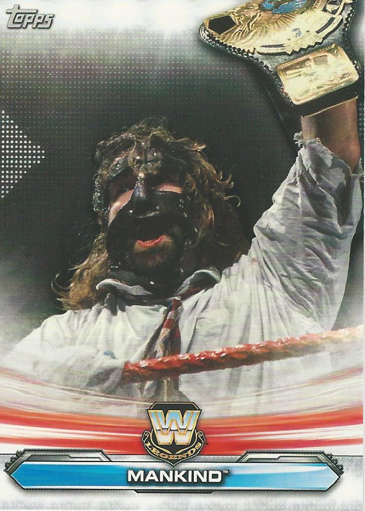 WWE Topps Raw 2019 Trading Card Mankind LR-11