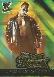 WWF Fleer Wrestlemania 2001 Trading Cards The Rock 7 of 15 PC