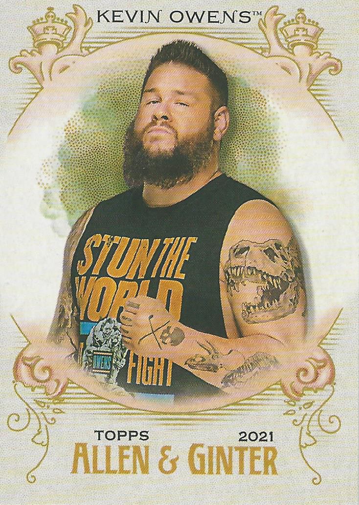 WWE Topps Heritage 2021 Trading Card Kevin Owens AG-12