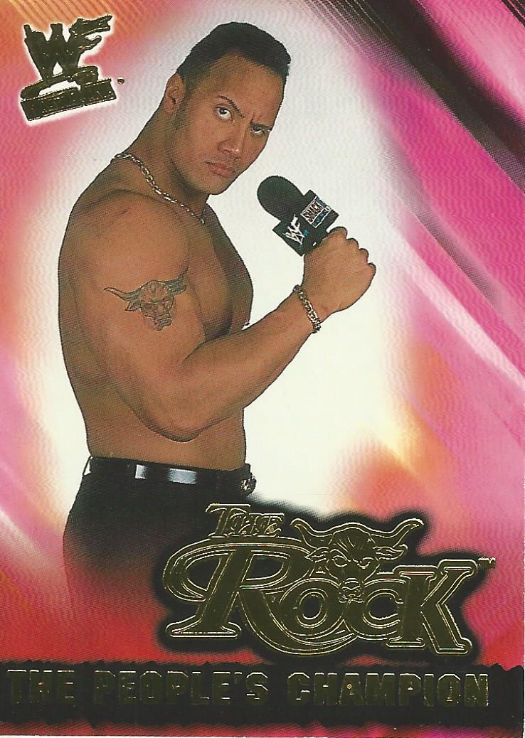 WWF Fleer Wrestlemania 2001 Trading Cards The Rock 8 of 15 PC