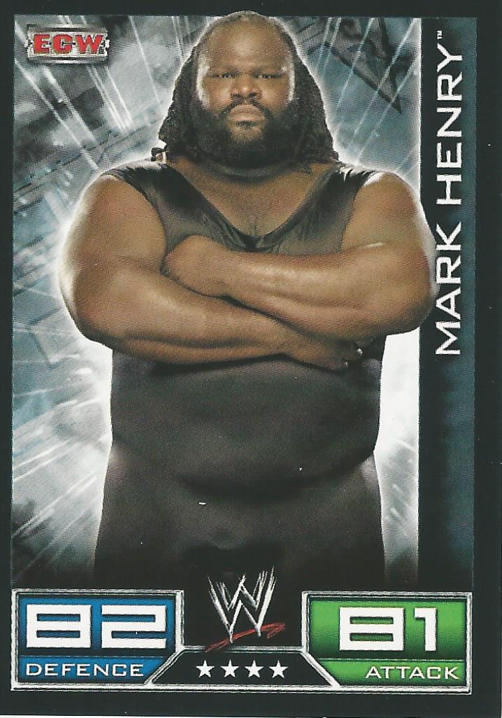 WWE Topps Slam Attax 2008 Trading Cards Mark Henry No.112