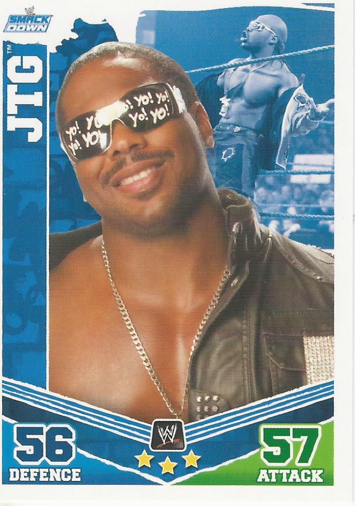 WWE Topps Slam Attax Mayhem 2010 Trading Card JTG No.112