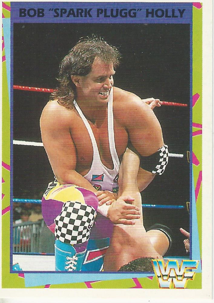WWF Merlin Trading Card 1995 Bob Holly No.112