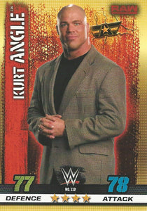 WWE Topps Slam Attax 10th Edition Trading Card 2017 Kurt Angle No.112